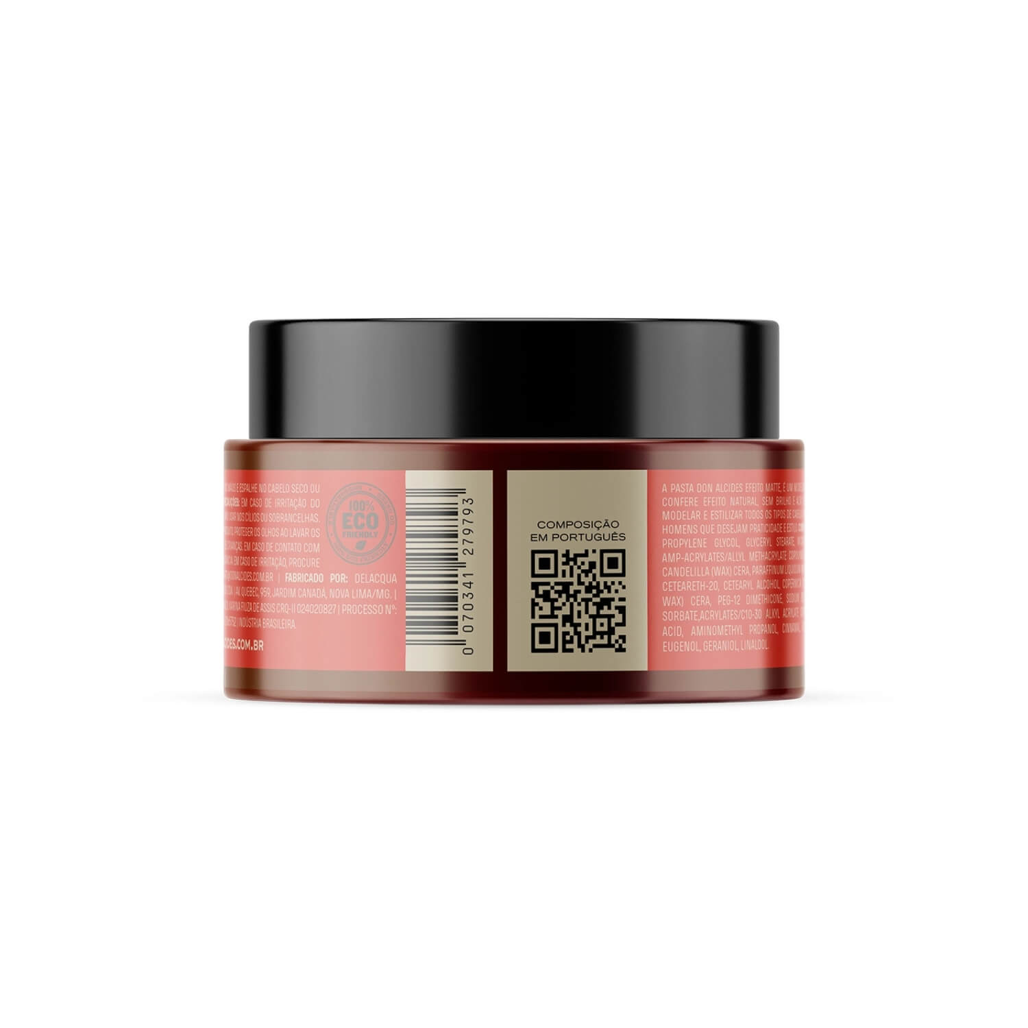 Pasta Modeladora Don Alcides Matte Barba Negra 80g - 2 un — DON ALCIDES