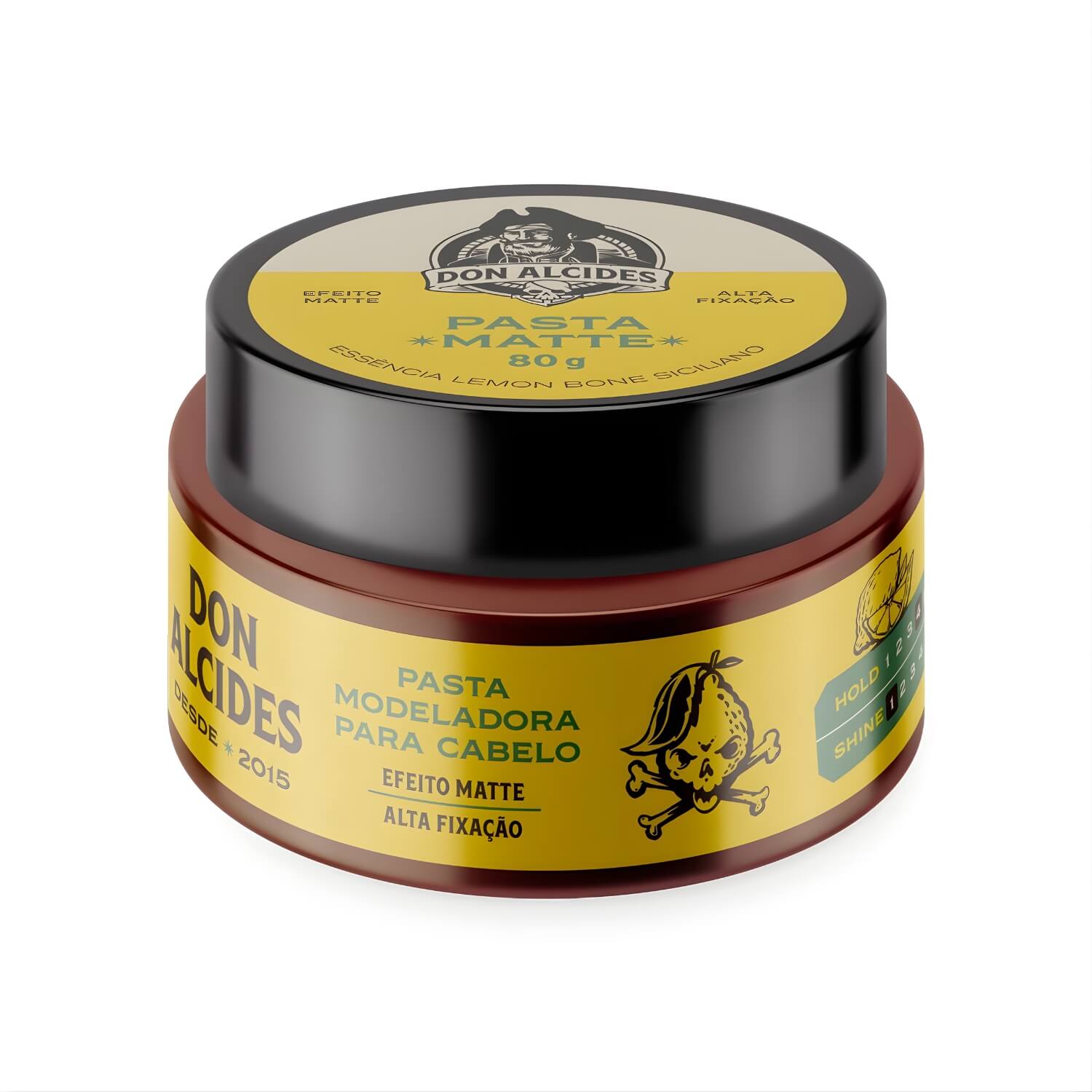 Kit Shampoo + Balm + Óleo para Barba + Pomada Modeladora Don Alcides Lemon Bone — DON ALCIDES