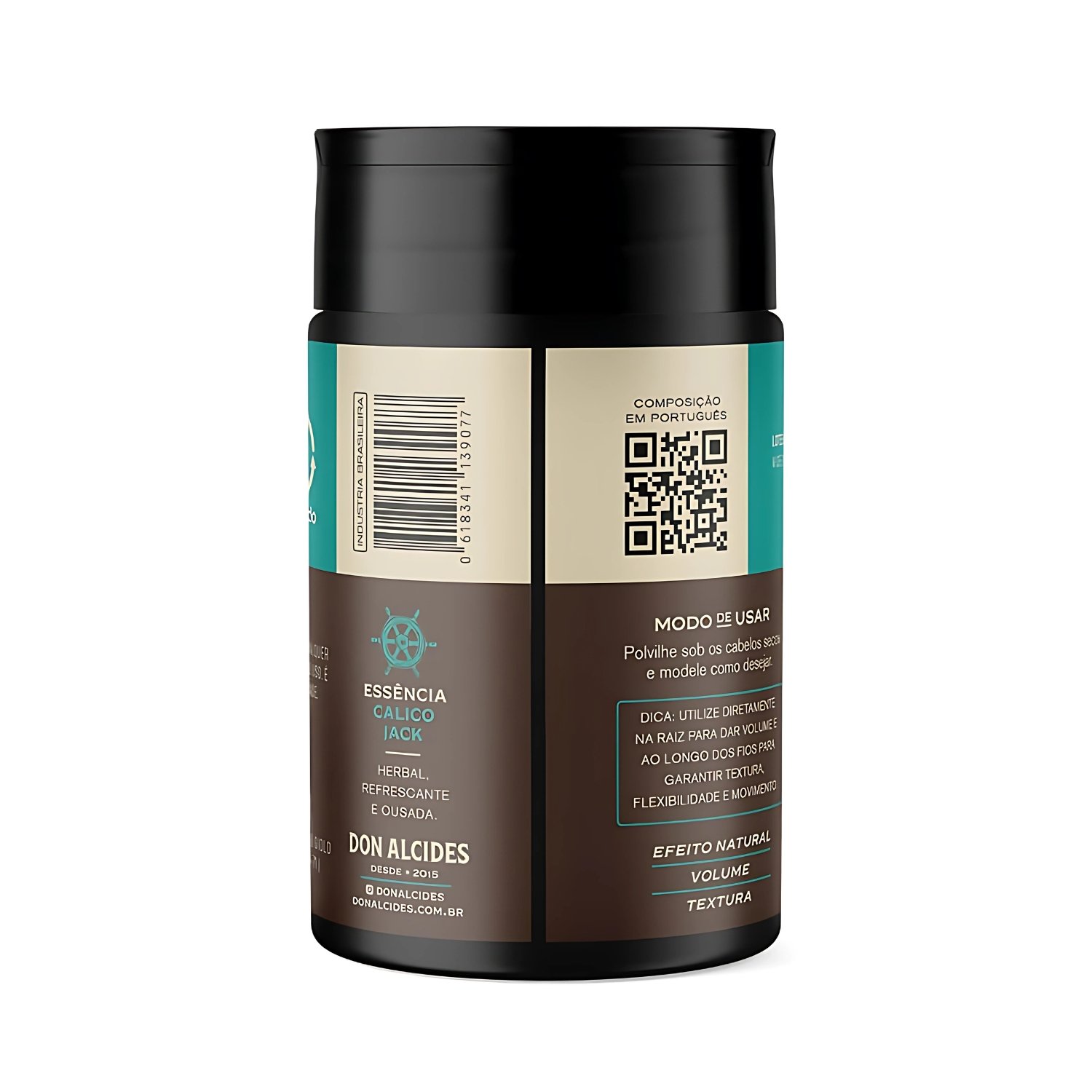 Pomada em Pó Don Alcides Calico Jack Matte Fixação Forte 10g — DON ALCIDES