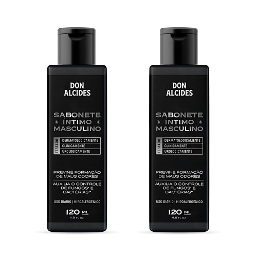 Sabonete Íntimo Masculino Don Alcides  Sem Perfume - Kit 2un