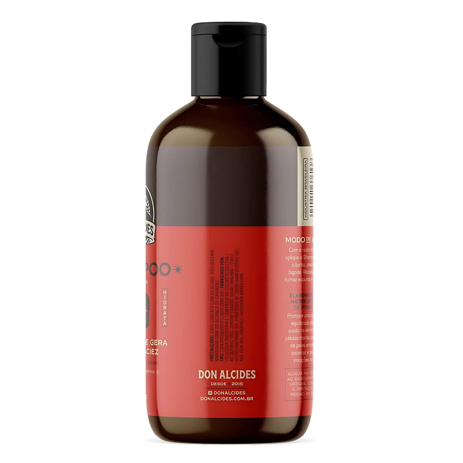 Shampoo para Barba Don Alcides Barba Negra 450ml — DON ALCIDES