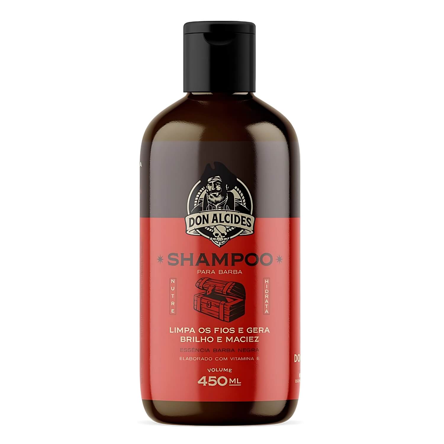 Kit Para Barba - Shampoo E Balm Don Alcides Barba Negra 450 — DON ALCIDES