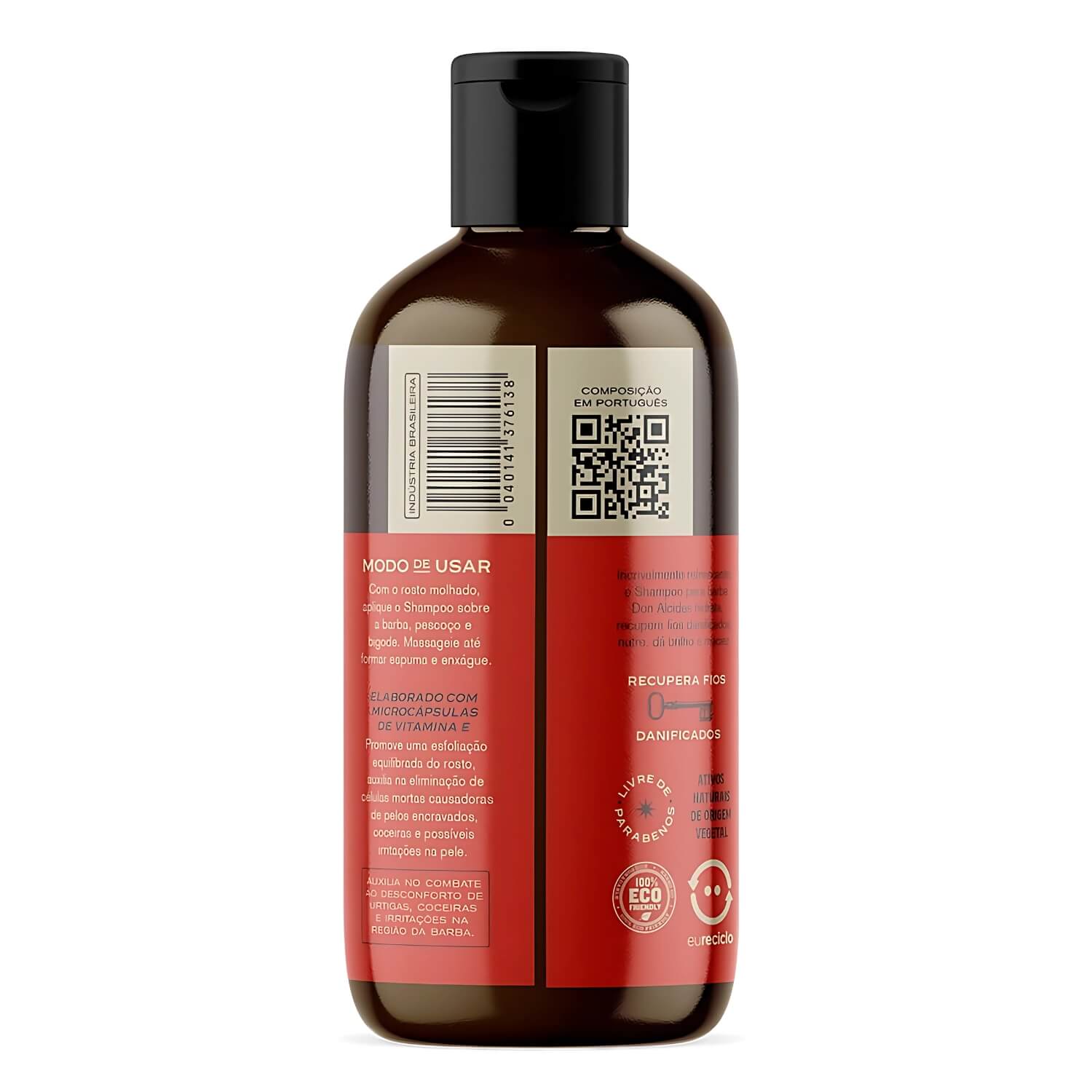 Kit Para Barba - Shampoo E Balm Don Alcides Barba Negra 450 — DON ALCIDES