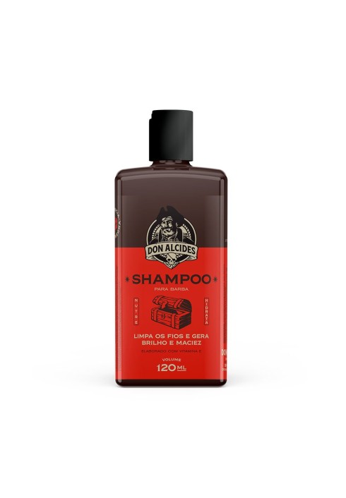Shampoo para Barba Don Alcides Barba Negra 120ml — DON ALCIDES