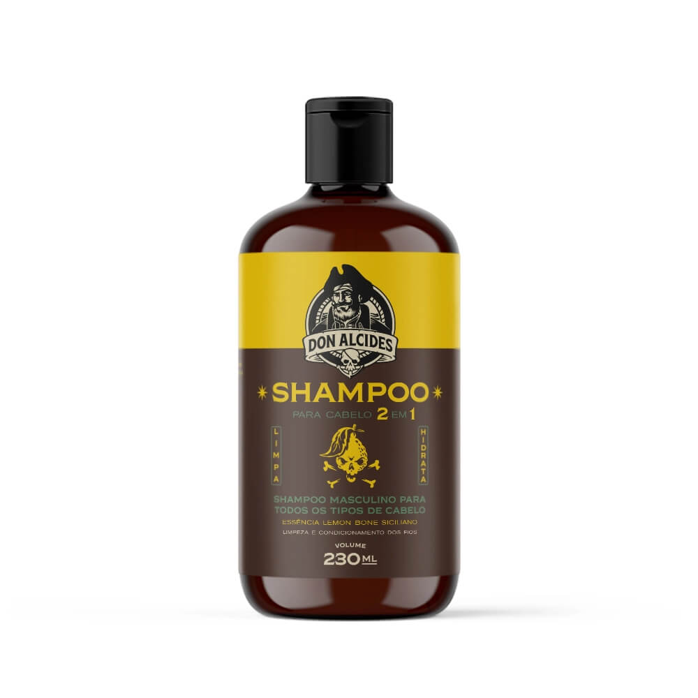 Shampoo para Cabelo 2 em 1 Don Alcides Lemon Bone 230ml — DON ALCIDES