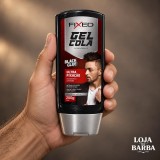 Kit 2 Gel Cola para Cabelo Fixed Preto Sem Álcool — FIXED