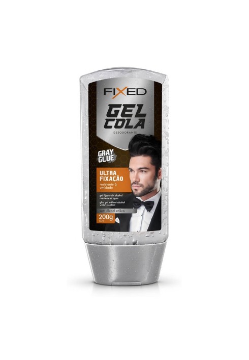 Gel Cola para Cabelo Fixed Incolor Ultra Fixação — FIXED