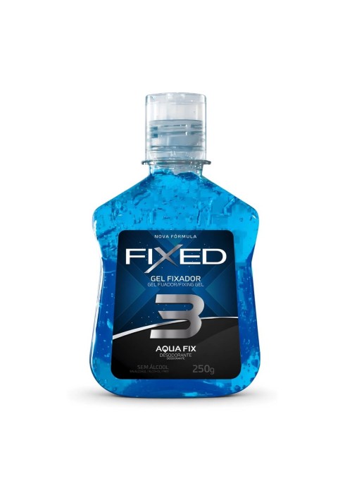Gel Fixador Fixed N.3 Aqua Fix Azul 250g — FIXED