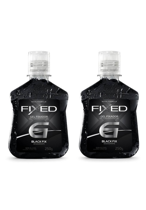 Kit 2 Gel Fixador Fixed N.6 Black Fix — FIXED