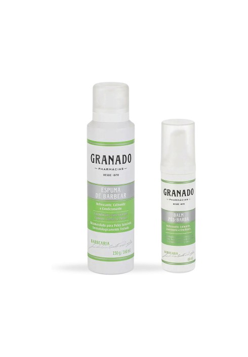 Kit de Barbear Granado - Espuma e Balm Pós-Barba — GRANADO