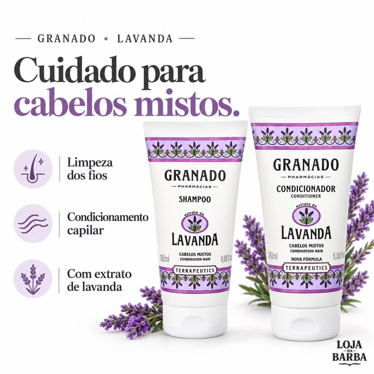 Kit Shampoo e Condicionador Granado Terrapeutics Lavanda — GRANADO