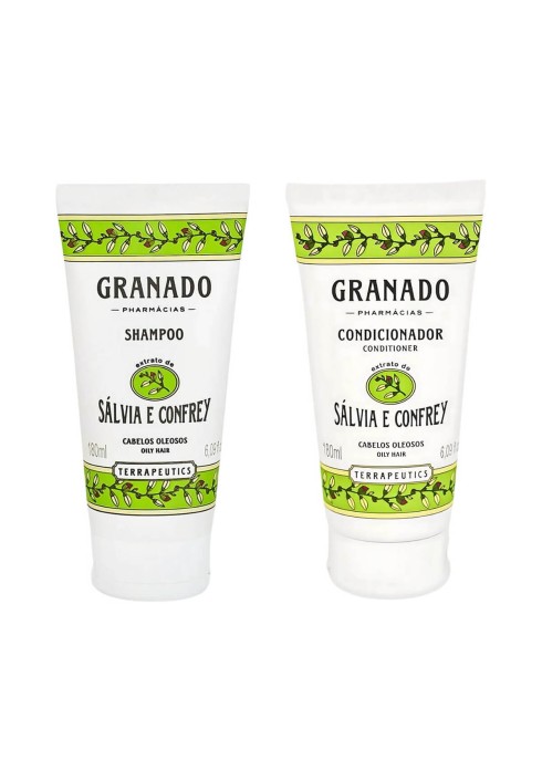 Kit Shampoo e Condicionador Granado Sálvia e Confrey — GRANADO