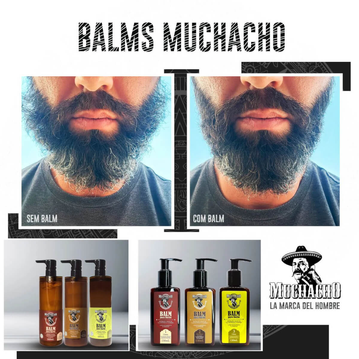 Balm para Barba Muchacho Bay Rum 130ml — MUCHACHO