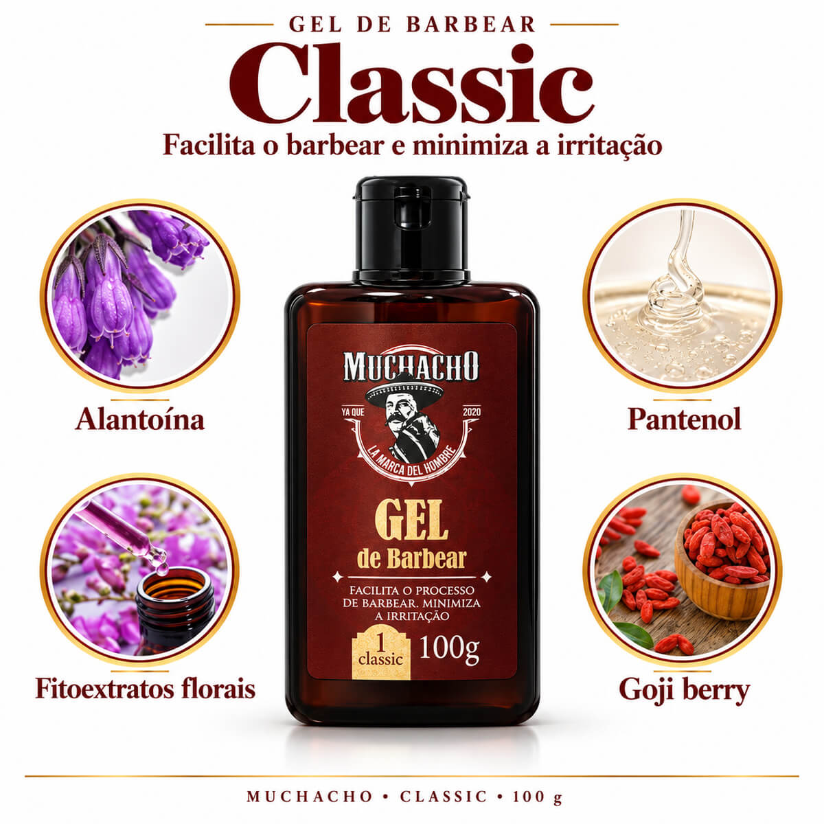Kit para Barbear Muchacho Classic Gel + Pós Barba — MUCHACHO