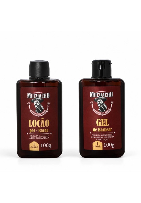 Kit para Barbear Muchacho Classic Gel + Pós Barba — MUCHACHO