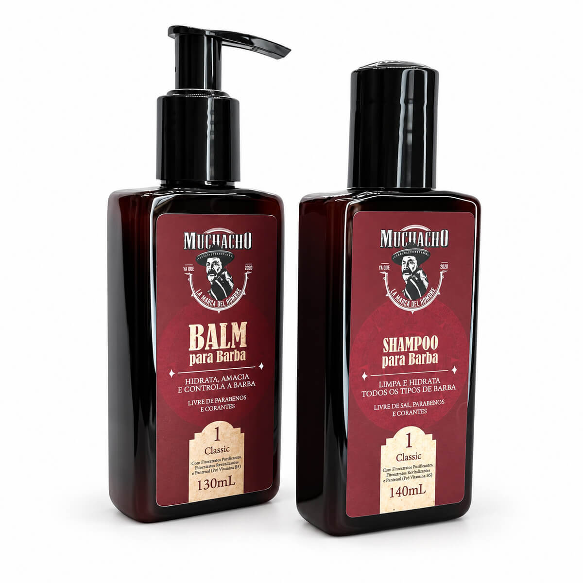 Kit para Barba Muchacho Classic Shampoo + Balm — MUCHACHO