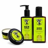 Kit de Barba e Cabelo Muchacho Citric Shampoo, Balm e Cera — MUCHACHO