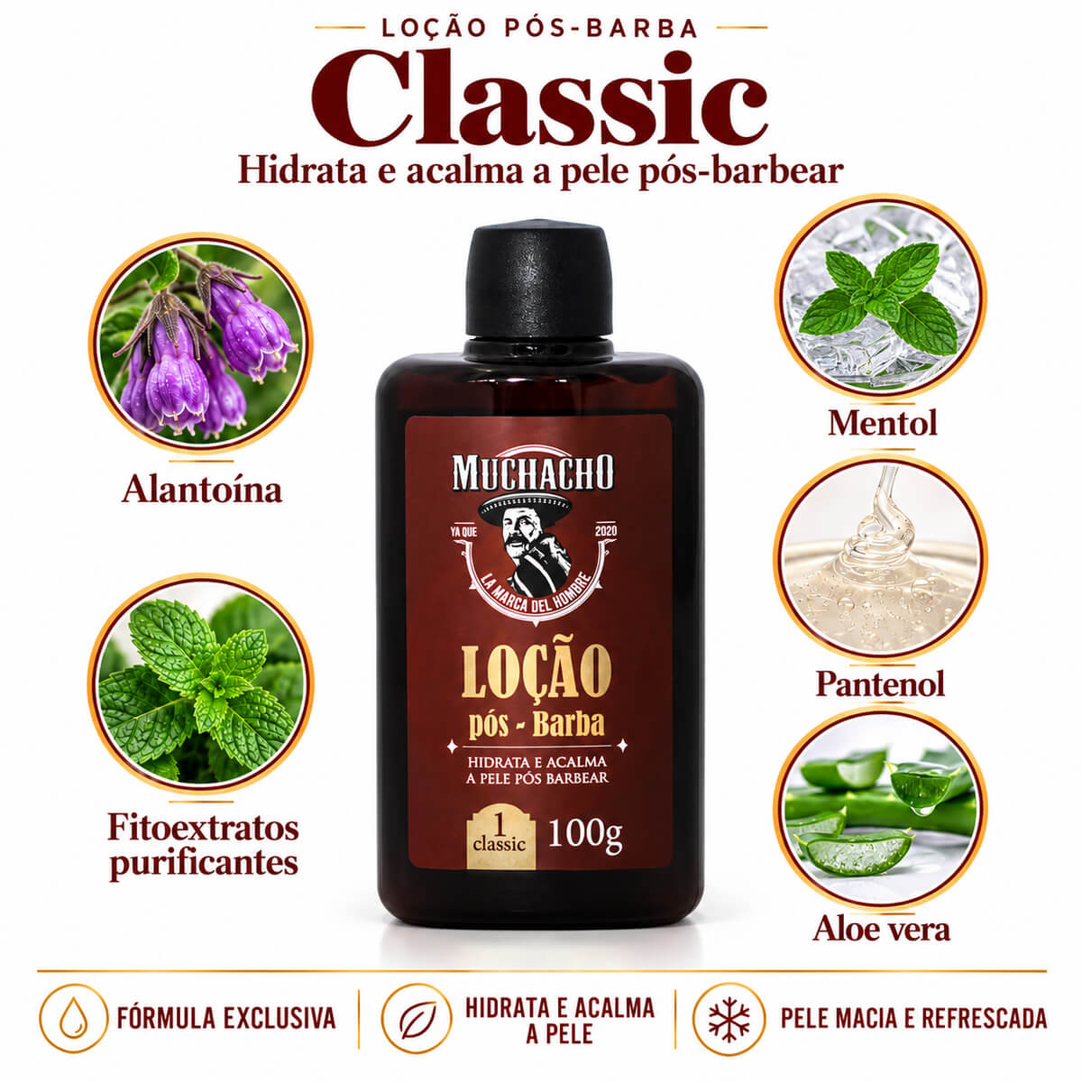 Kit para Barbear Muchacho Classic Gel + Pós Barba — MUCHACHO