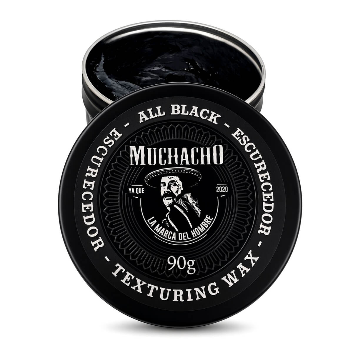 Cera Modeladora Escurecedora Muchacho All Black Matte 90g — MUCHACHO