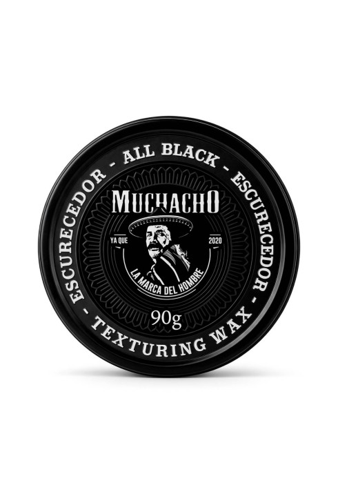 Cera Modeladora Escurecedora Muchacho All Black Matte 90g — MUCHACHO