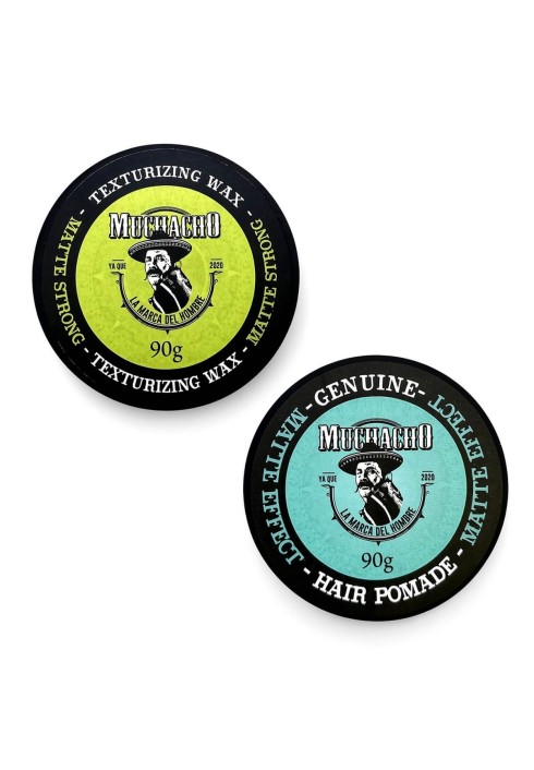 Kit 2 Pomadas Modeladoras Muchacho Efeito Matte — MUCHACHO