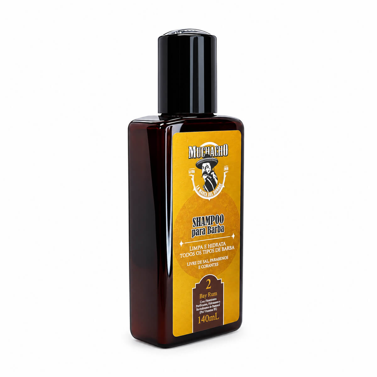 Shampoo para Barba Muchacho Bay Rum 140ml — MUCHACHO
