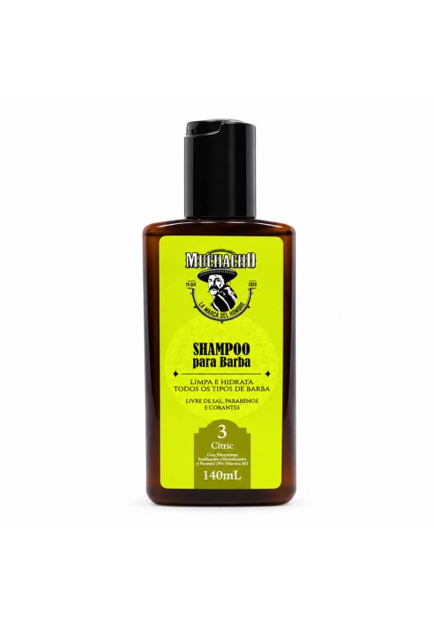 Shampoo para Barba Muchacho Citric 140ml — MUCHACHO
