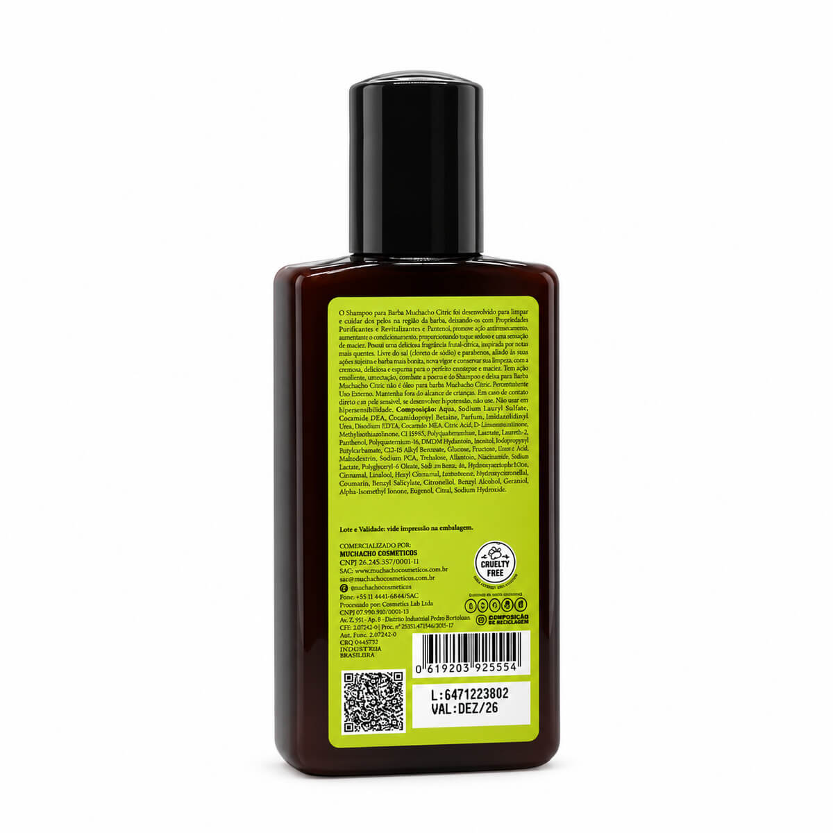Shampoo para Barba Muchacho Citric 140ml — MUCHACHO
