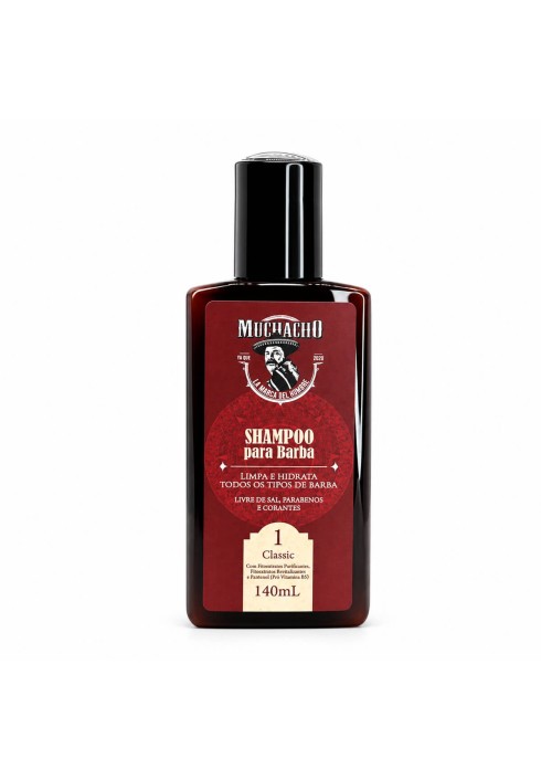 Shampoo para Barba Muchacho Classic 140ml — MUCHACHO
