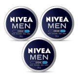 Kit 3 Cremes Nivea Men 4 em 1 - Rosto, Corpo e Pós-Barba 30g — NIVEA MEN