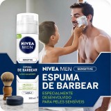 Kit 2 Espumas de Barbear Nivea Men Sensitive — NIVEA MEN