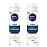 Kit 2 Espumas de Barbear Nivea Men Sensitive — NIVEA MEN