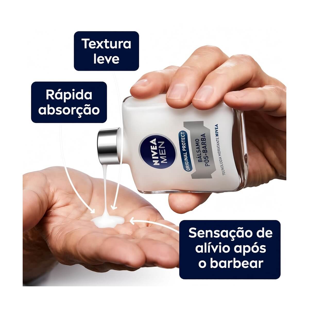 Kit Nivea Men - 2 Cremes Sensitive + Balsamo Pós Barba Protect — NIVEA MEN