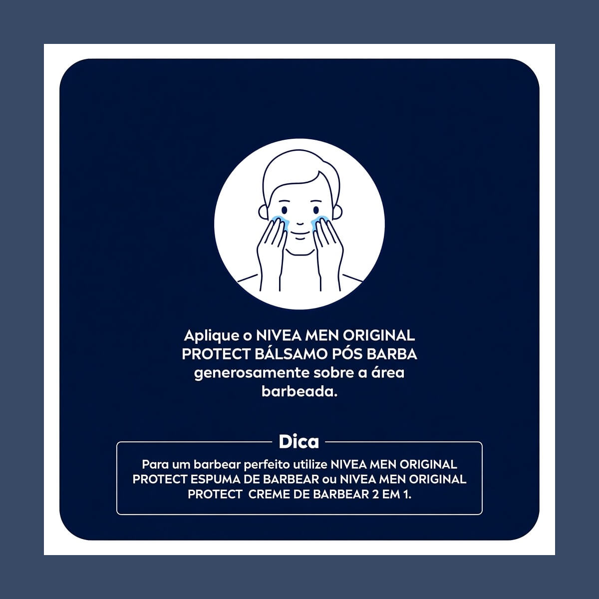 Bálsamo Pós-Barba Nivea Men Original Protect 100ml — NIVEA MEN