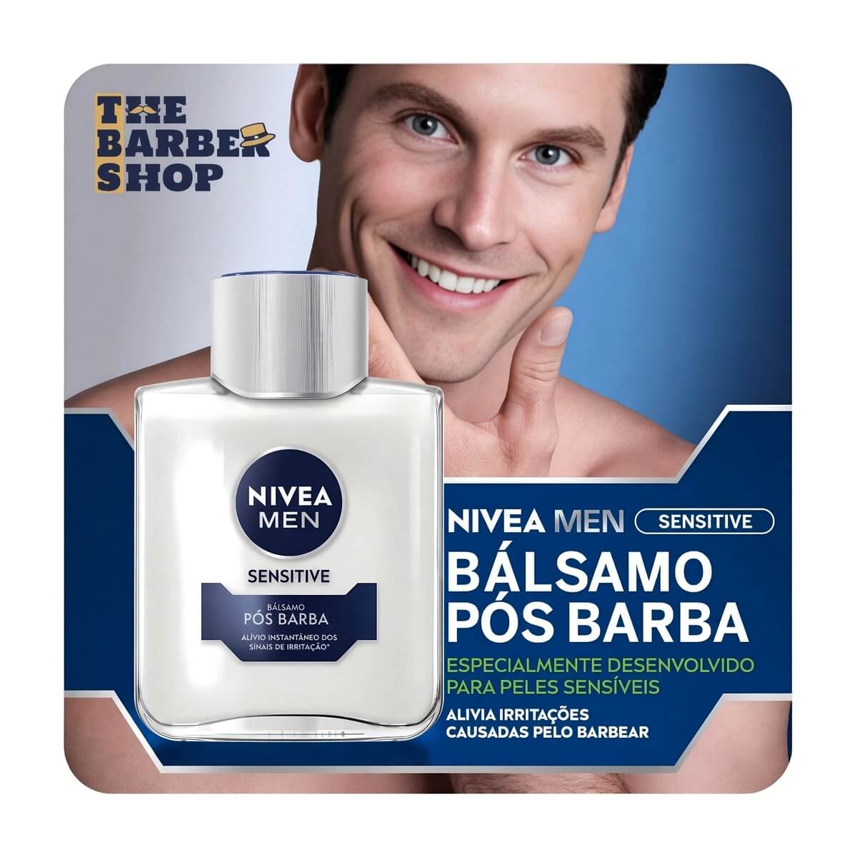 Kit 2 Espumas Sensitive + Pós Barba Sensitive Nivea Men — NIVEA MEN