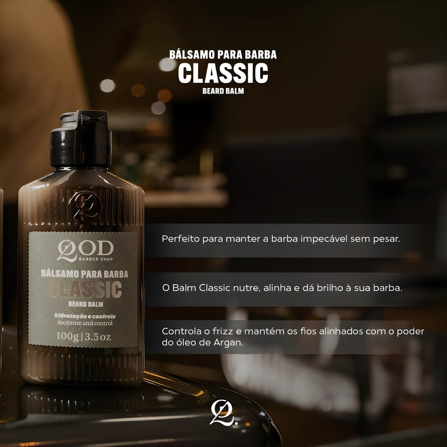 Kit Triple Pack QOD: Shampoo Whiskey 220ml + Pomada 70g + Óleo 25ml + Necessaire — QOD BARBER SHOP