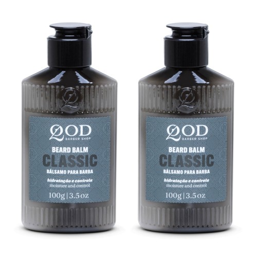 Kit 2 Unidades: Balm para Barba QOD Barber Shop Classic 100g Kit 2 Unidades: Balm para Barba QOD Barber Shop Classic 100g