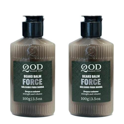 Kit 2 Unidades: Balm para Barba Fortalecedor QOD Barber Shop 100g Kit 2 Unidades: Balm para Barba Fortalecedor QOD Barber Shop 100g