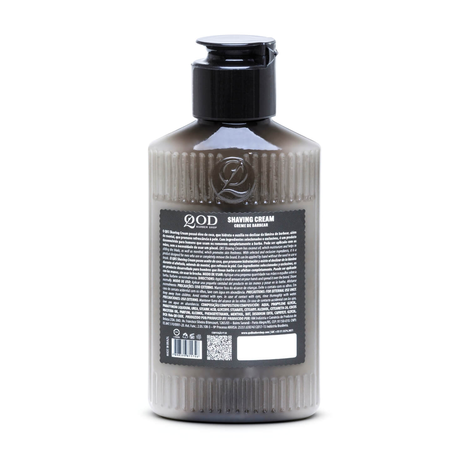 Creme de Barbear para Pele Sensível QOD Barber Shop 100g — QOD BARBER SHOP