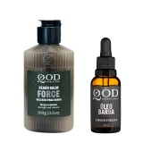 Kit Antiquebra QOD: Balm Fortalecedor (100g) e Óleo de Barba (25ml) — QOD BARBER SHOP