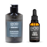 Kit Hidratação de Barba QOD: Balm Modelador (70g) e Óleo (25ml) — QOD BARBER SHOP