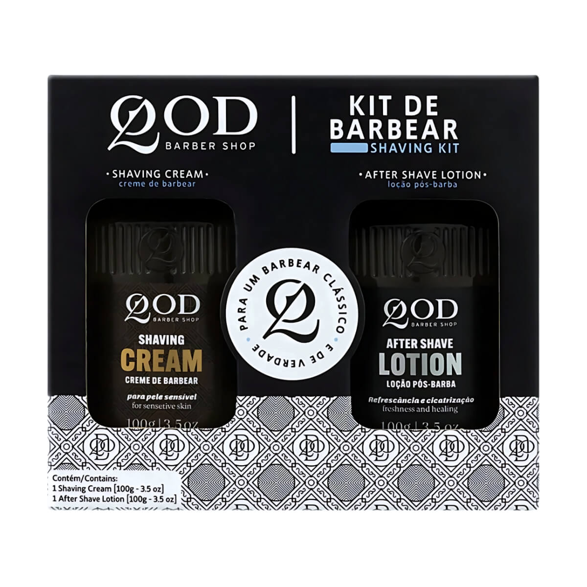 Kit Creme de Barbear e Loção Pós-Barba QOD Barber Shop — QOD BARBER SHOP