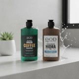 Kit Revigorante QOD: Shampoo Green Coffee e Condicionador Hidra (220ml) — QOD BARBER SHOP