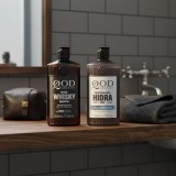 Kit Banho Premium QOD: Shampoo Whiskey e Condicionador Hidra Max (220ml) — QOD BARBER SHOP