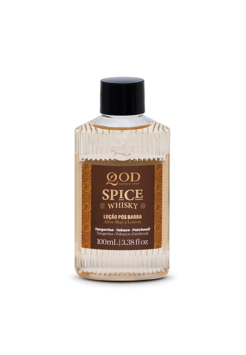 Loção Pós-Barba QOD Barber Shop Spice Whisky 100ml — QOD BARBER SHOP