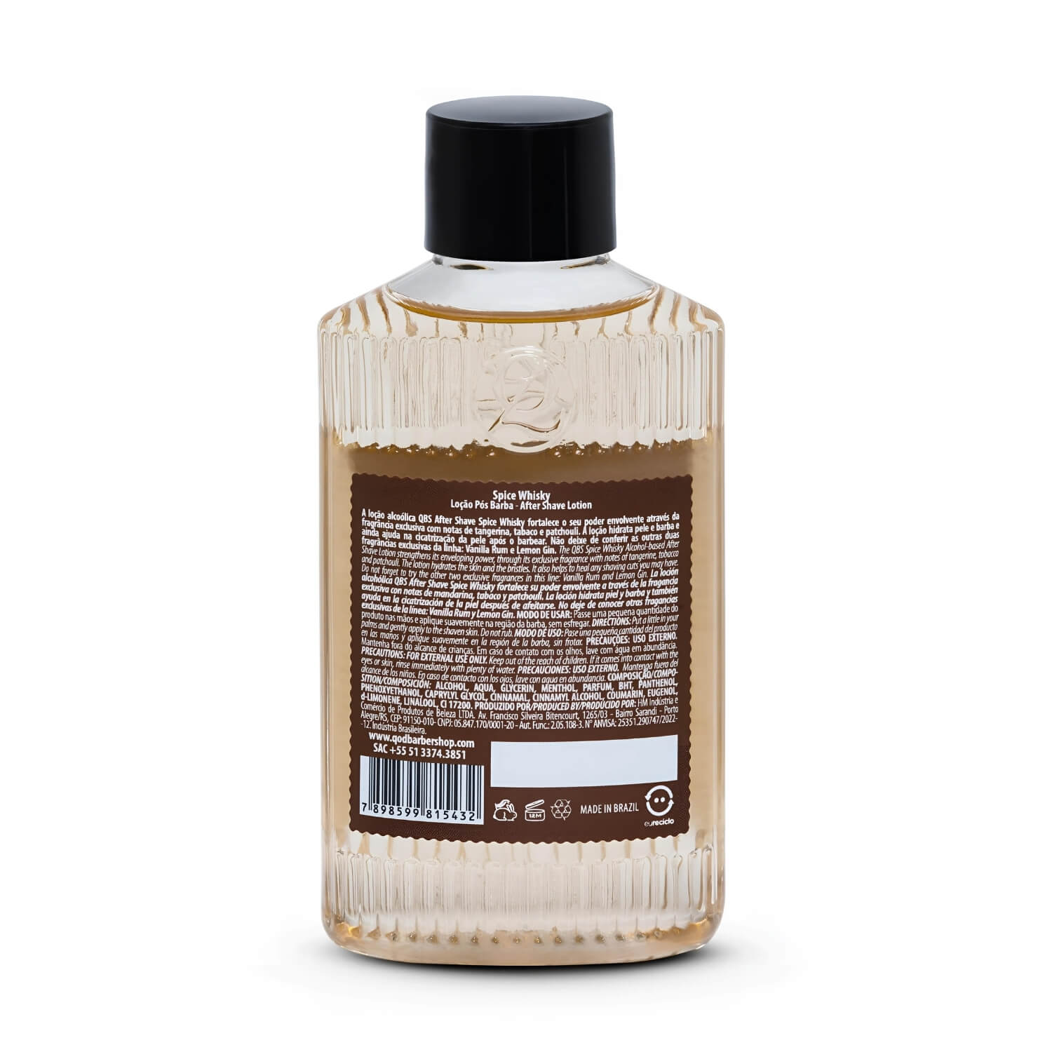 Loção Pós-Barba QOD Barber Shop Spice Whisky 100ml — QOD BARBER SHOP