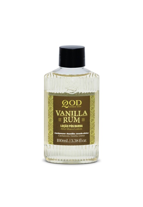 Loção Pós-Barba QOD Barber Shop Vanilla Rum 100ml — QOD BARBER SHOP