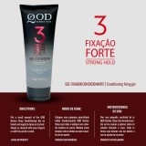 Gel para Cabelo QOD Barber Shop Fixação Forte N.3 200g — QOD BARBER SHOP