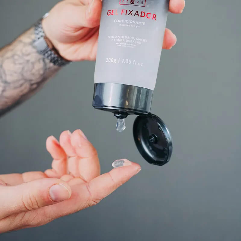 Gel para Cabelo QOD Barber Shop Fixação Forte N.3 200g — QOD BARBER SHOP