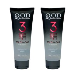 Kit 2 Unidades: Gel Fixador QOD N.3 Fixação Forte (2x 200g) Kit 2 Unidades: Gel Fixador QOD N.3 Fixação Forte (2x 200g)